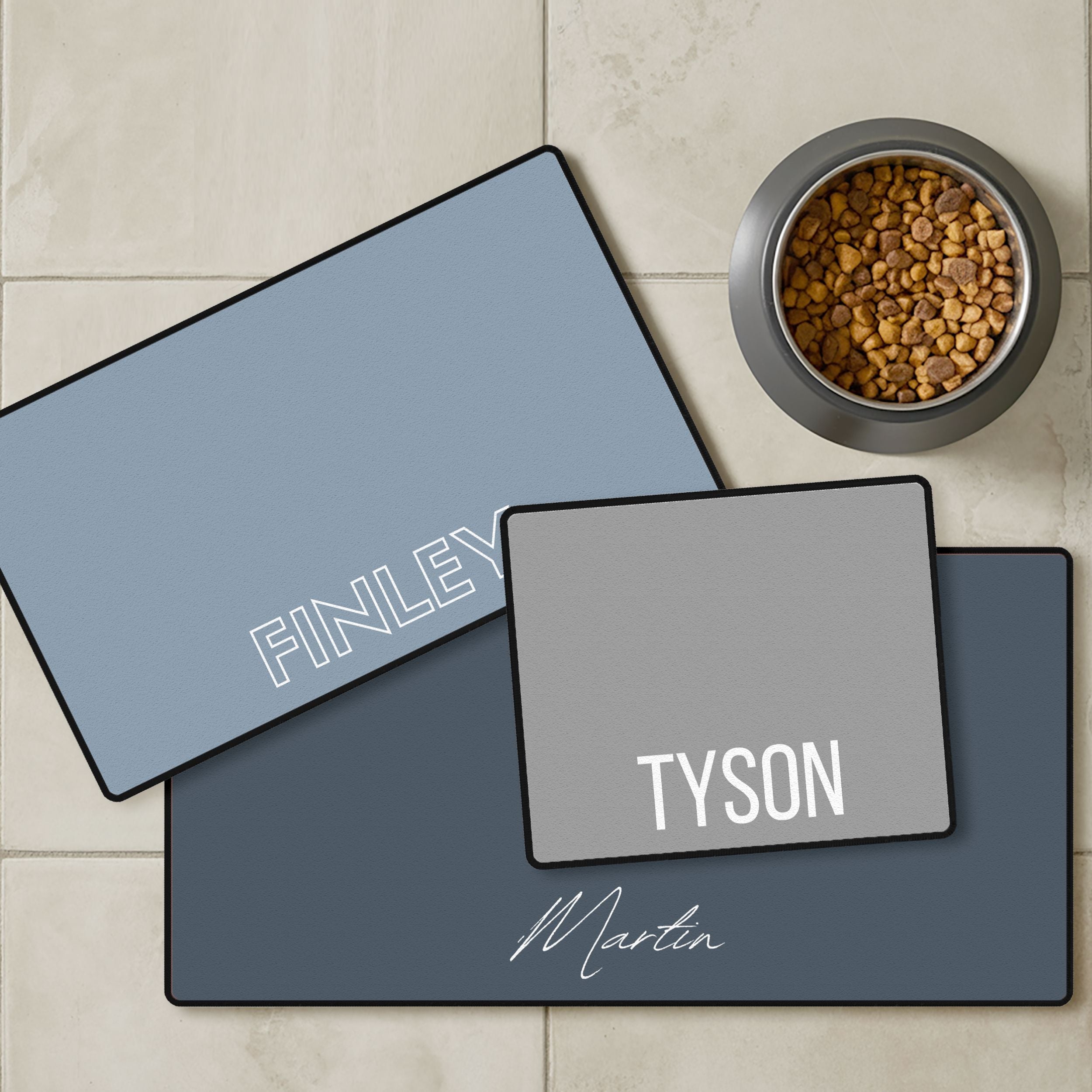 Custom Color Pet Mat - Pet Photo + Name