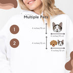 Custom Embroidered Pet Hoodie - Pet Photo + Name