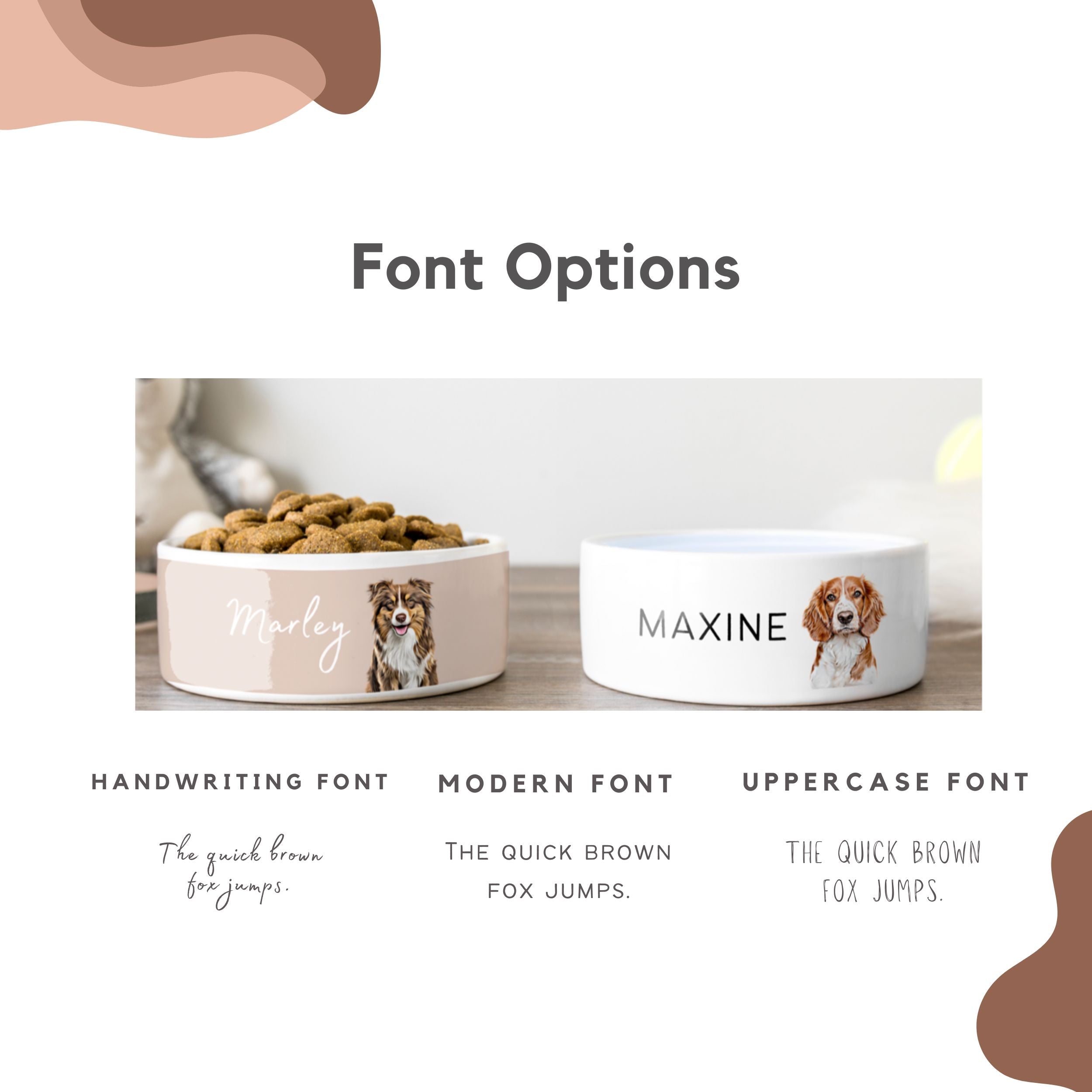 Custom Pet Bowl - Pet Photo + Name