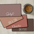 Custom Color Pet Mat - Pet Photo + Name