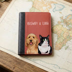 Custom Pet Passport Case - Pet Photo + Name