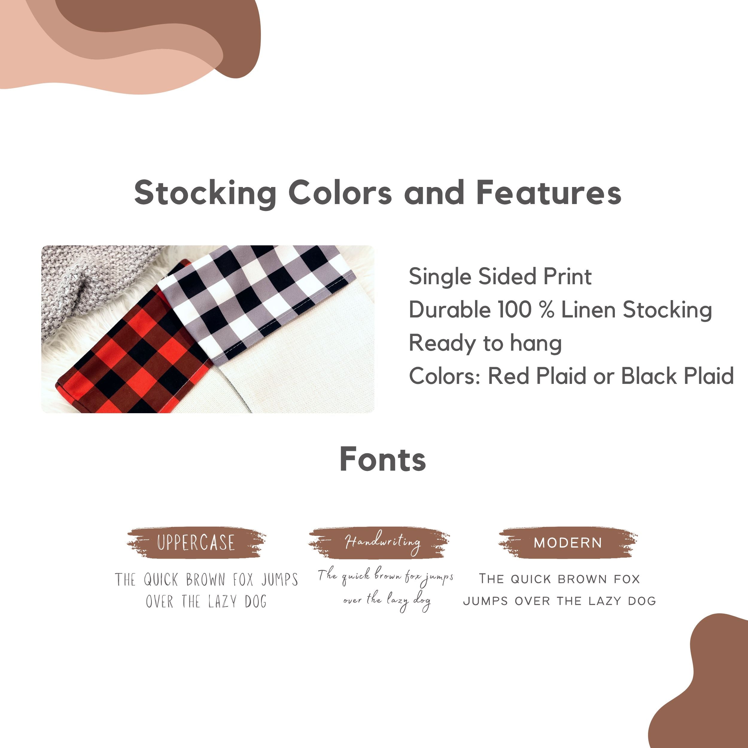 Custom Pet Stocking Using Pet's Photo + Name
