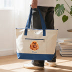 Custom Pet Zippered Tote Bag - Pet Photo + Name