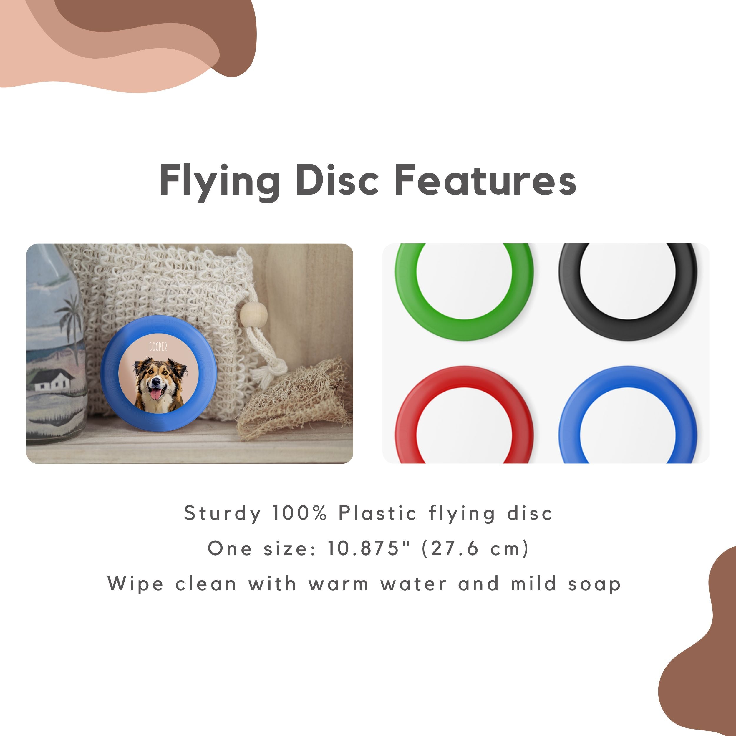 Custom Pet Flying Disc - Pet Photo + Name