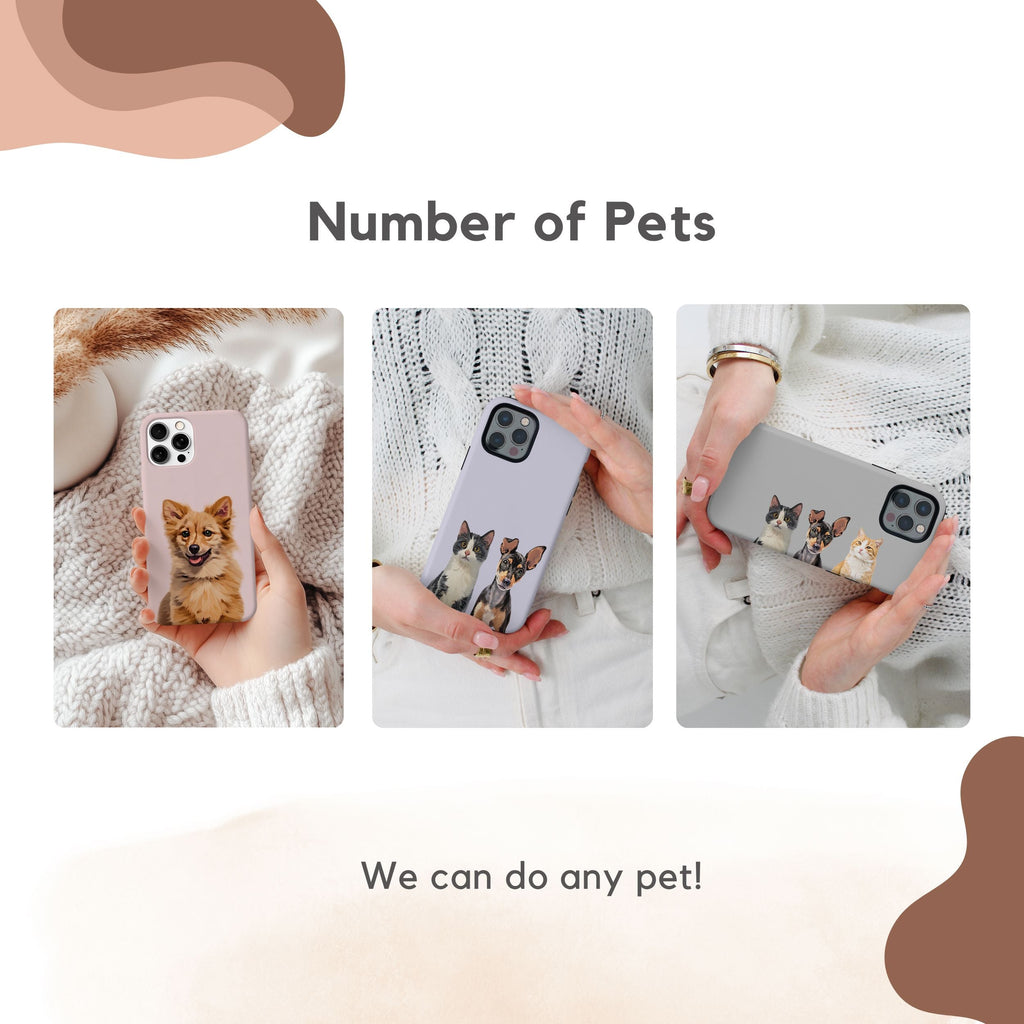 Custom Pet Phone Case - Pet Photo + Name