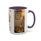 Bernese Mountain Dog Mug - "Stay Pawsitive, Cuddle Often" Accent Coffee Cup