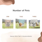 Custom Pet Color Blanket - Pet Photo + Name