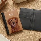 Custom Pet Passport Case - Pet Photo + Name