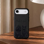 Custom Pet Photo Engraved Phone Case  - Pet Photo + Name