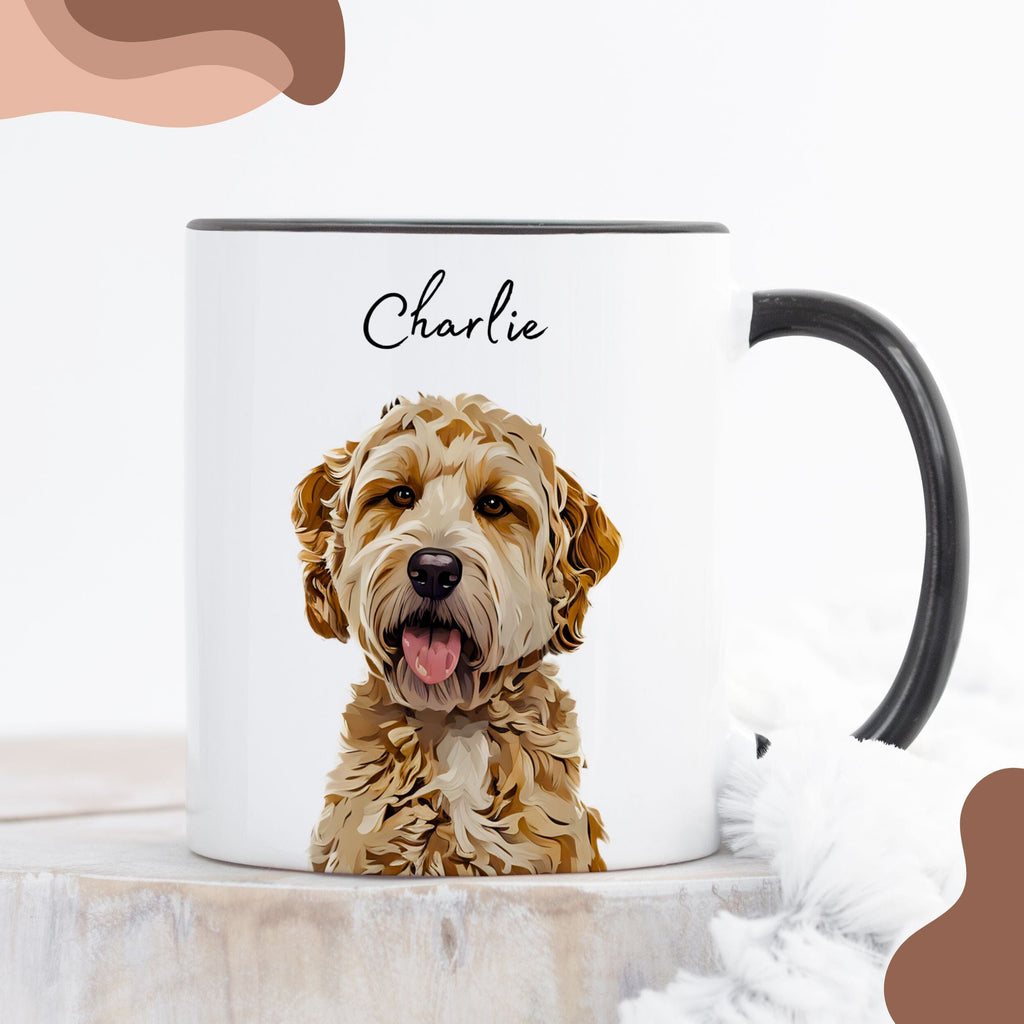 Custom Pet Color Mug - Pet Photo + Name