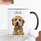 Custom Pet Color Mug - Pet Photo + Name