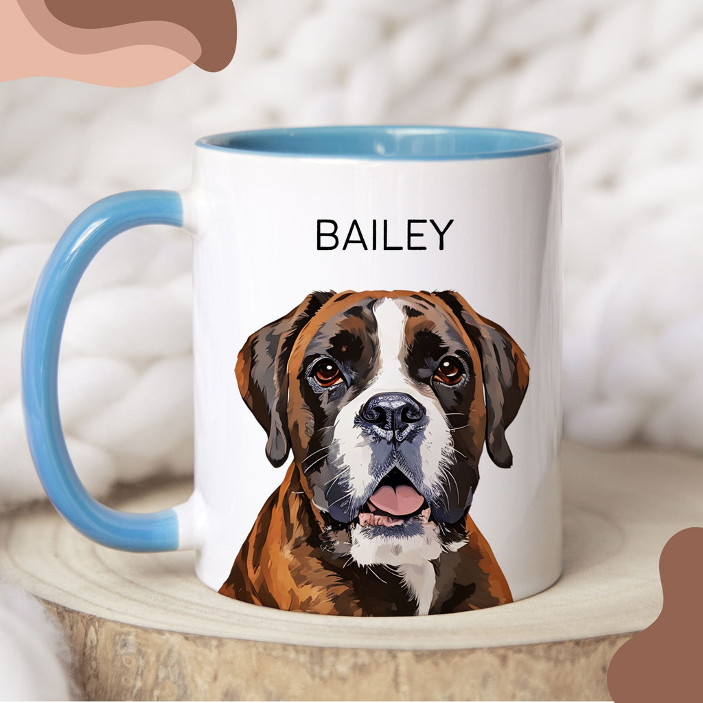 Custom Pet Color Mug - Pet Photo + Name