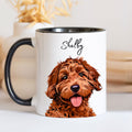 Custom Pet Color Mug - Pet Photo + Name