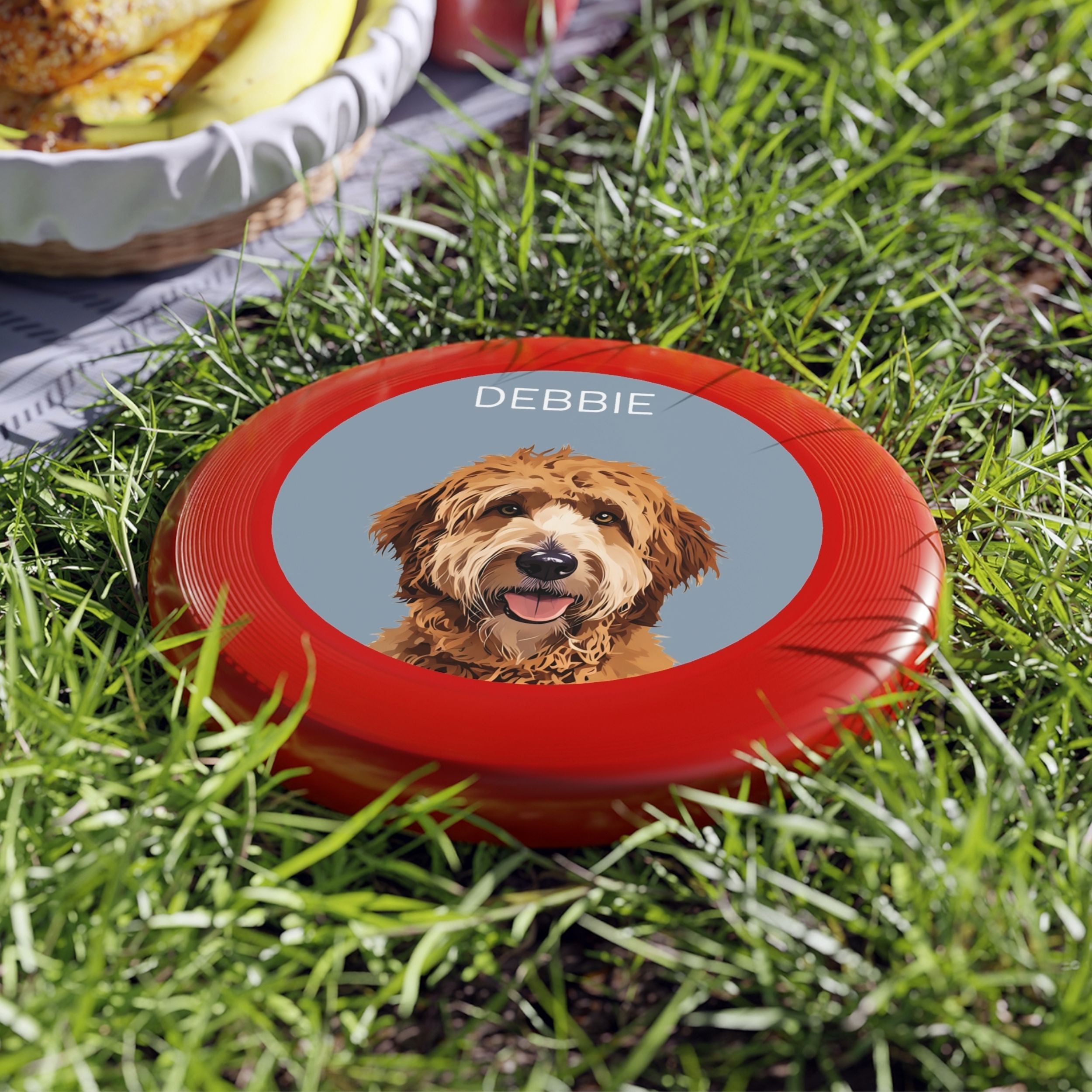 Custom Pet Flying Disc - Pet Photo + Name