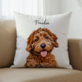 Custom Pet Pillow - Pet Photo + Name