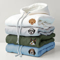 Custom Embroidered Pet Hoodie - Pet Photo + Name
