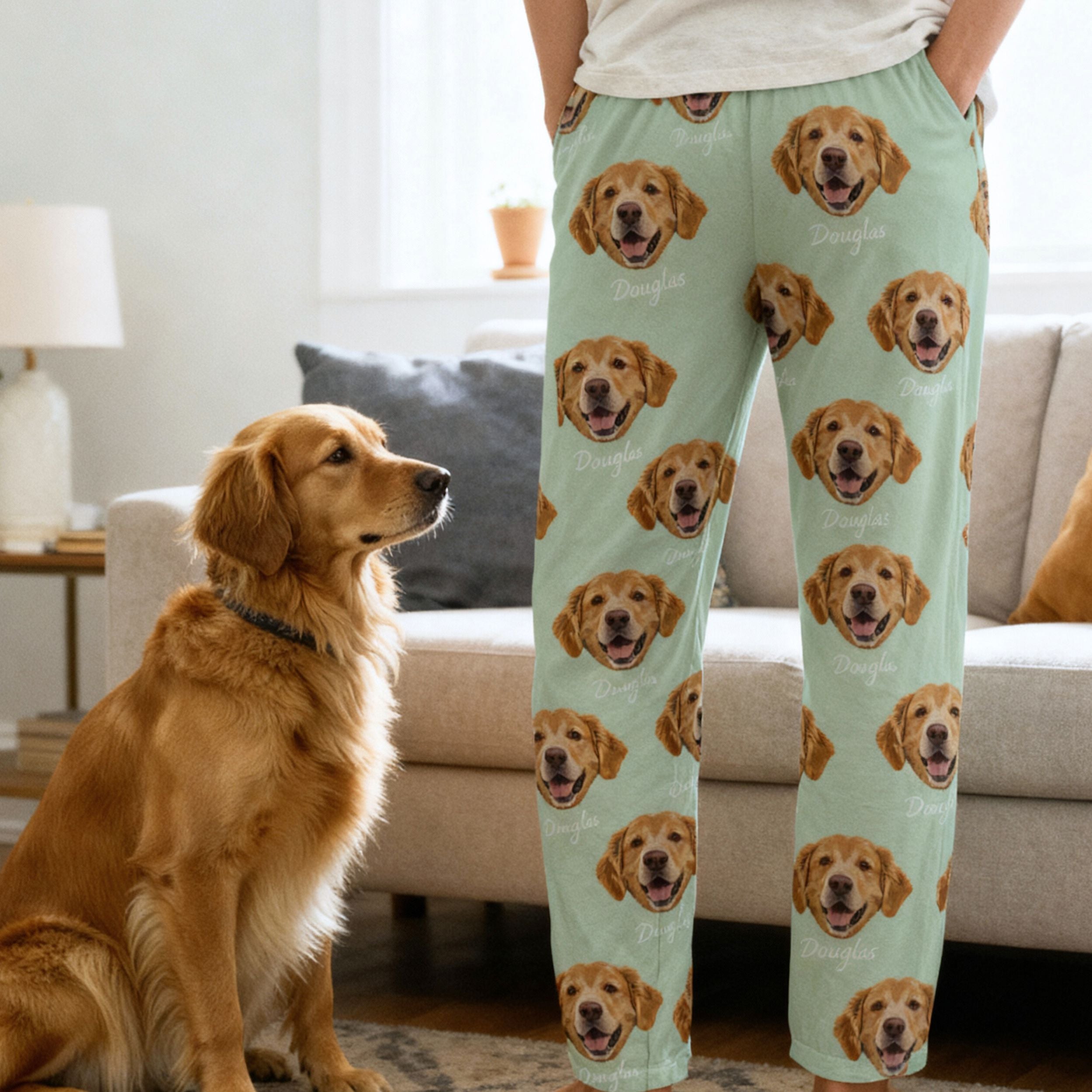 Custom Pet Pajamas Using Pet Photo + Name
