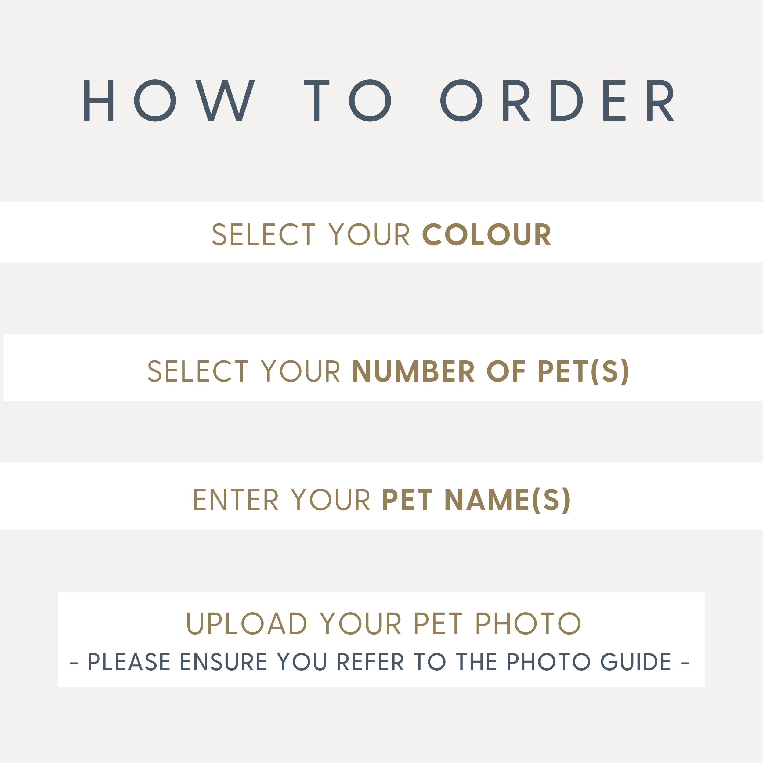 Custom Pet Ornament - Pet Photo + Name