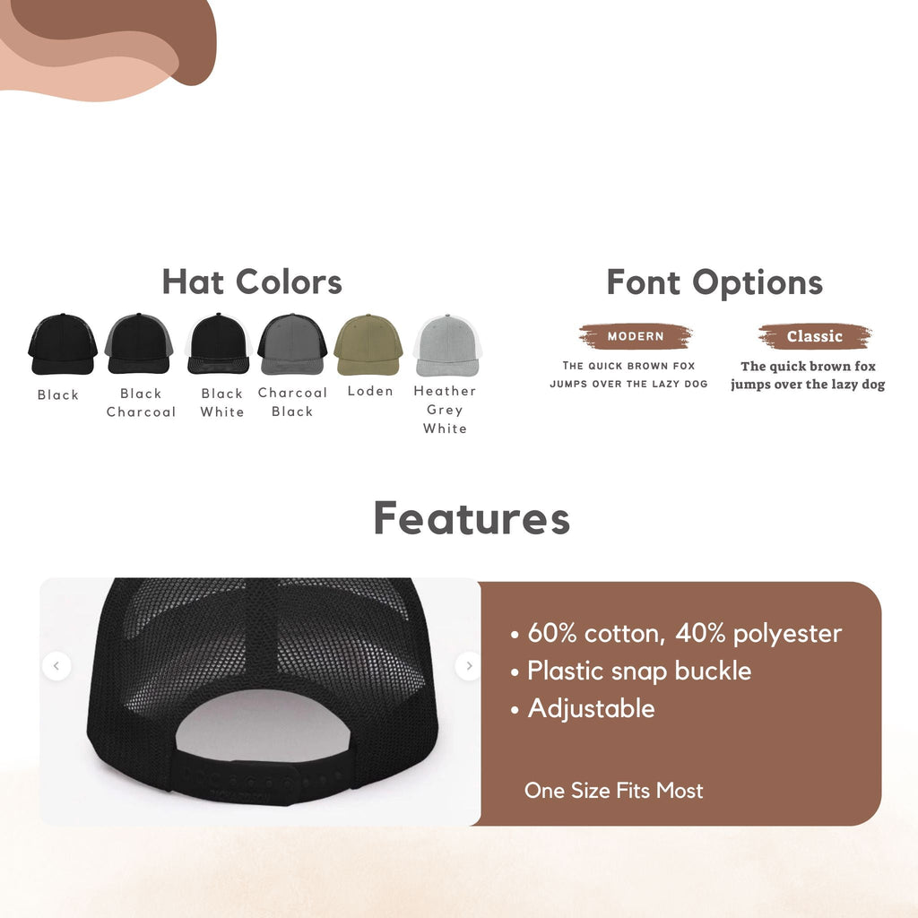 Custom Embroidered Pet Snapback Hat  - Pet Photo + Name