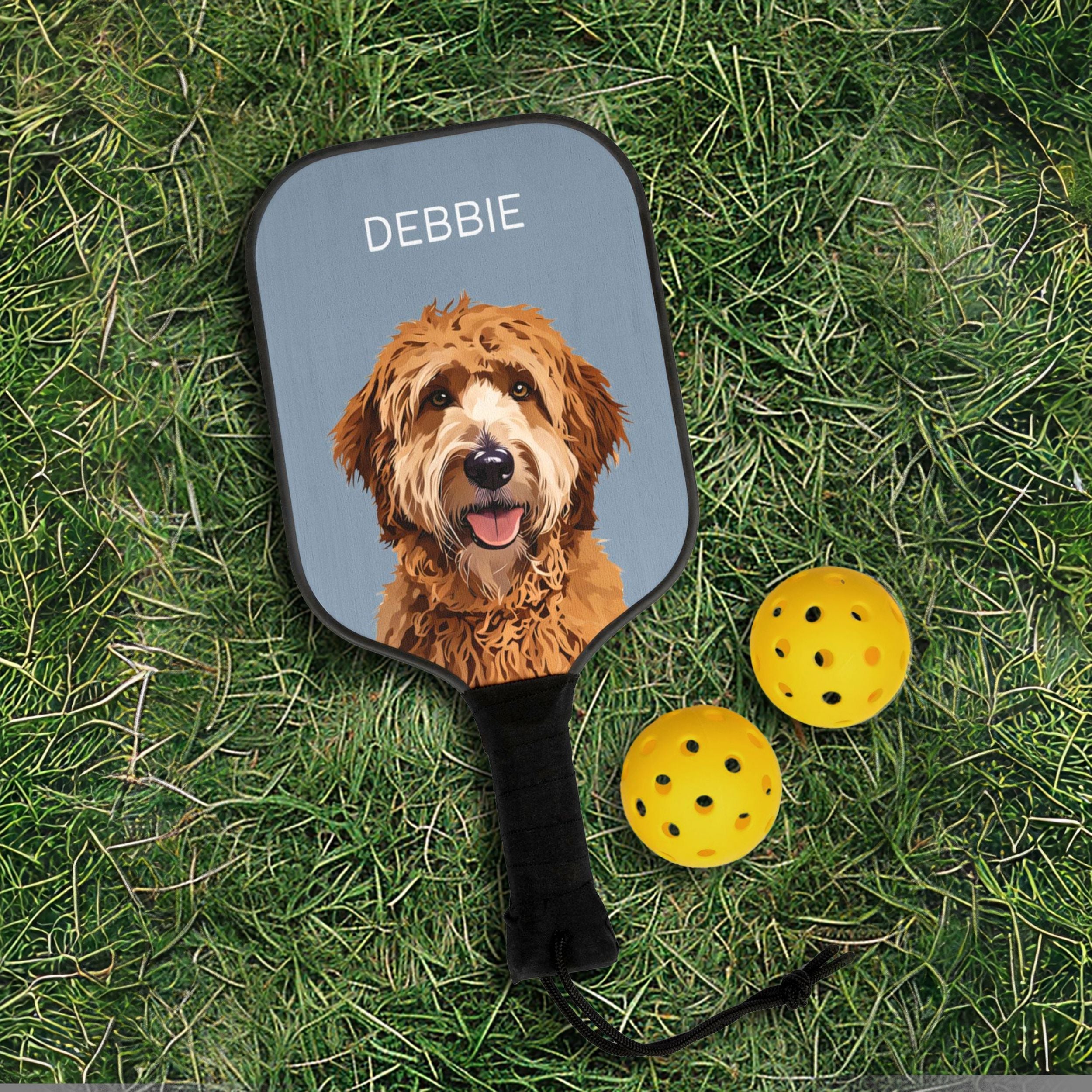 Custom Pet Pickleball Kit - Pet Photo + Name